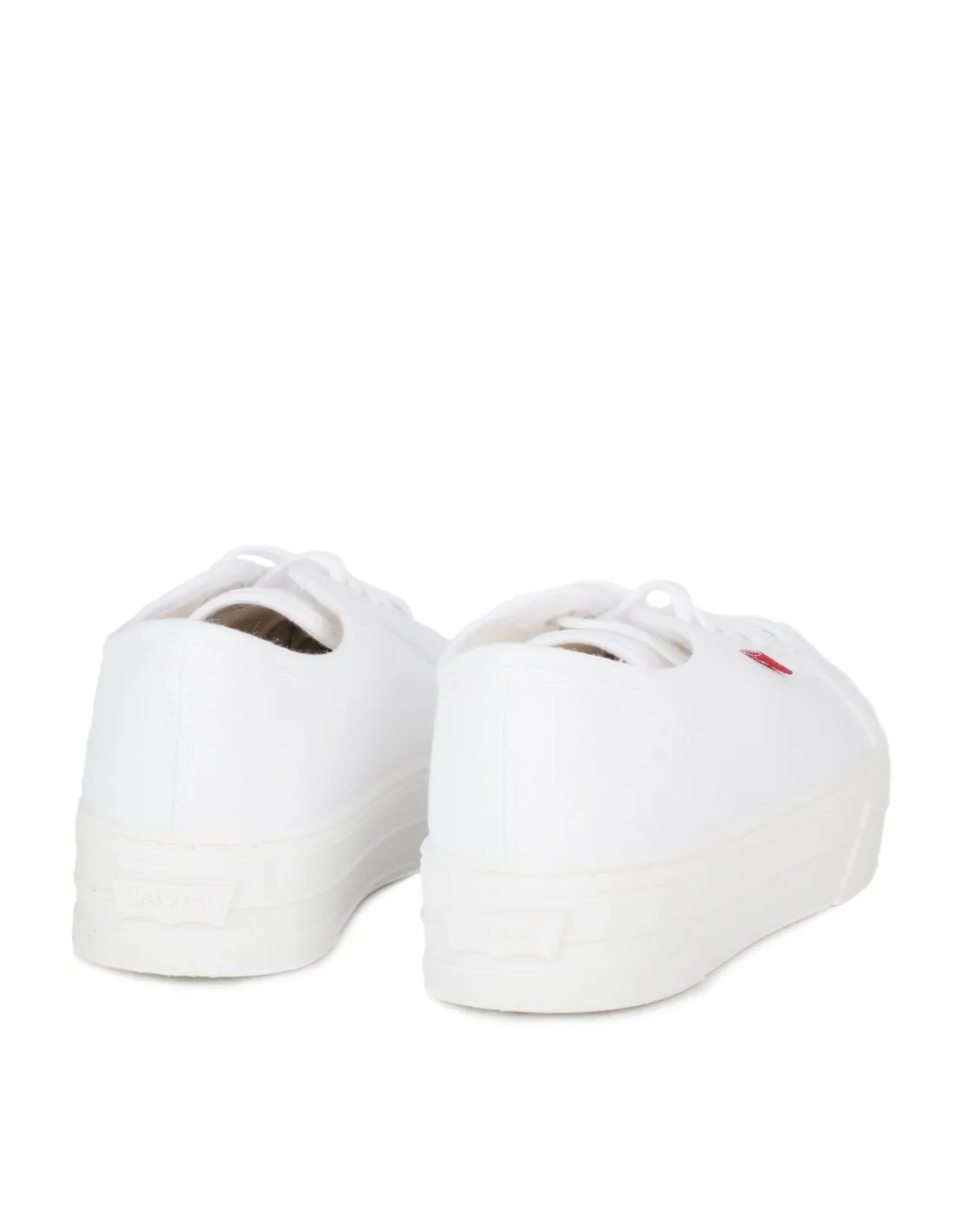 LEVIS Zapatillas Lona Blancas Plataforma
