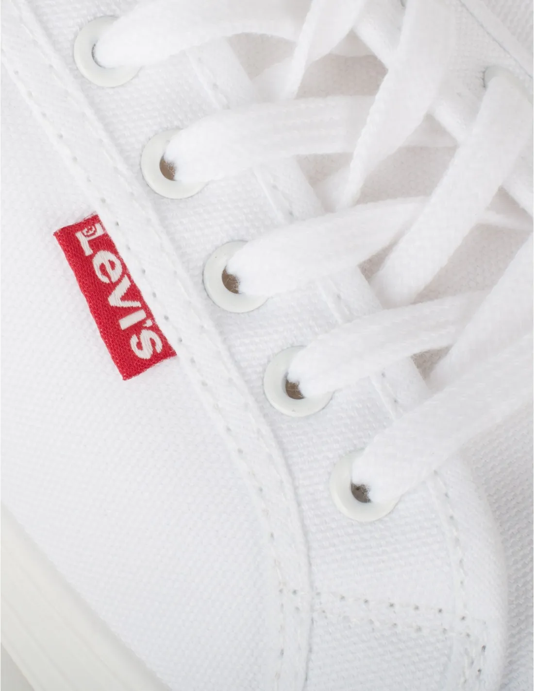 LEVIS Zapatillas Lona Blancas Plataforma