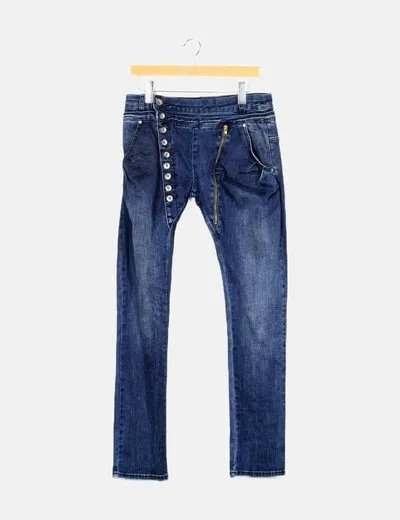 Mozzaar Pantalín denim baggy