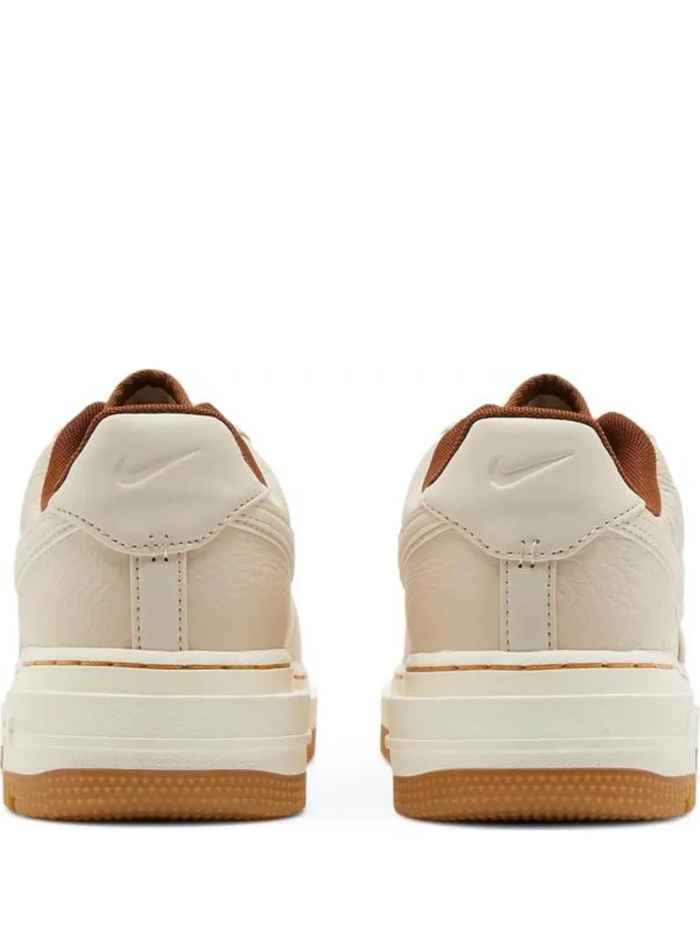 N372O Air Force 1 Luxe 'Pecan' Pearl White
