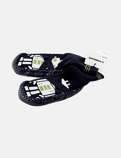 Name it Zapatilla azul marina antideslizante