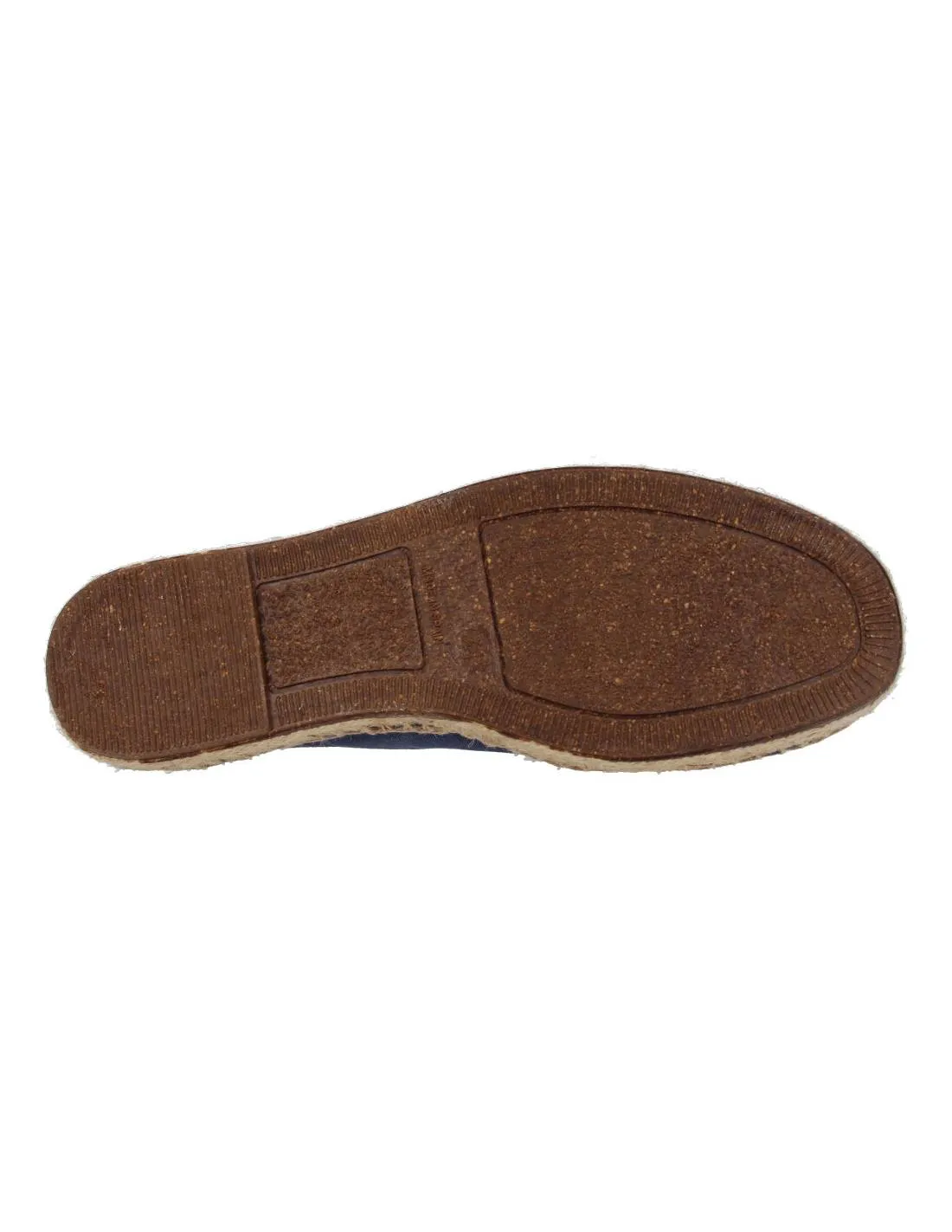 NATURAL WORLD  ZAPATILLA BASKET ESPARTO CORDONES MAR