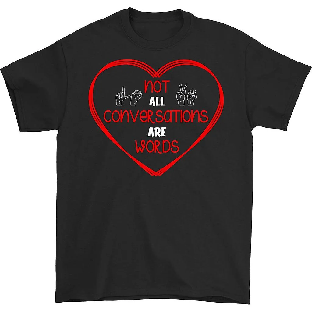 No son conversaciones son palabras camiseta