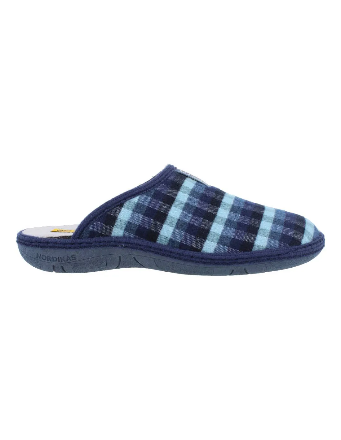 NORDIKAS  ZAPATILLAS DE CASA HOMBRE ESCOCéS MARINO