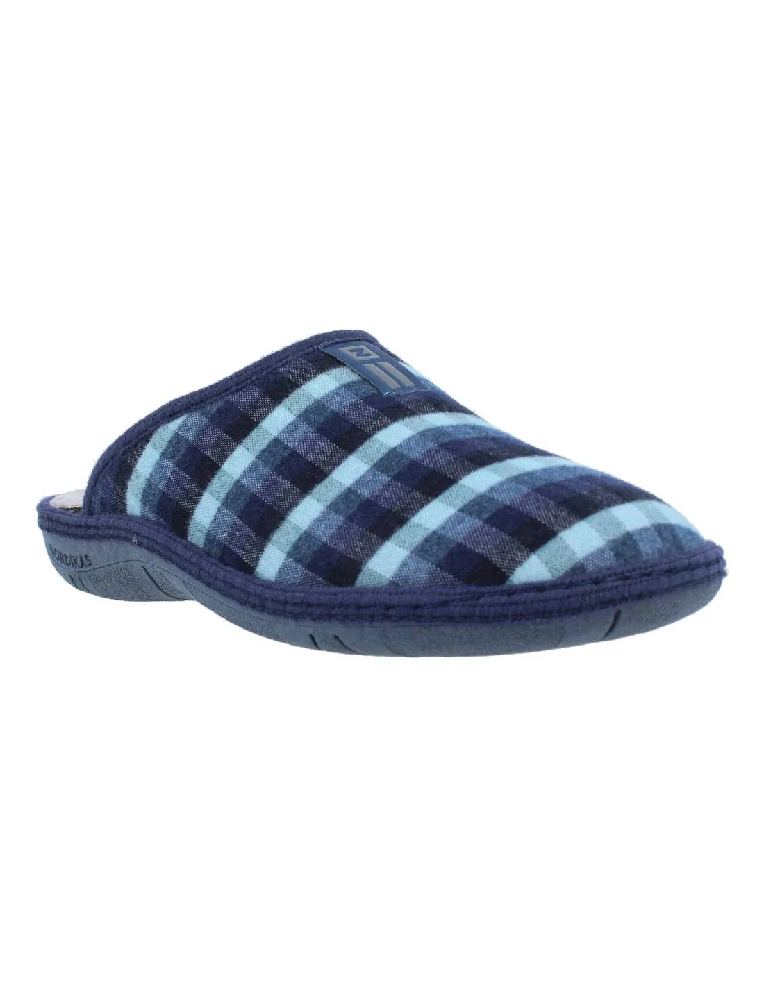 NORDIKAS  ZAPATILLAS DE CASA HOMBRE ESCOCéS MARINO