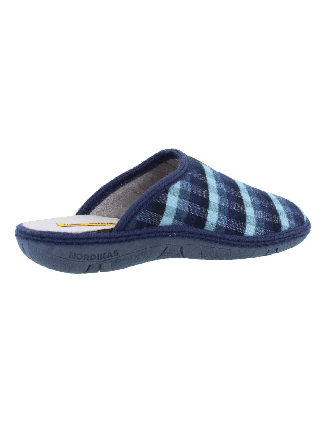 NORDIKAS  ZAPATILLAS DE CASA HOMBRE ESCOCéS MARINO