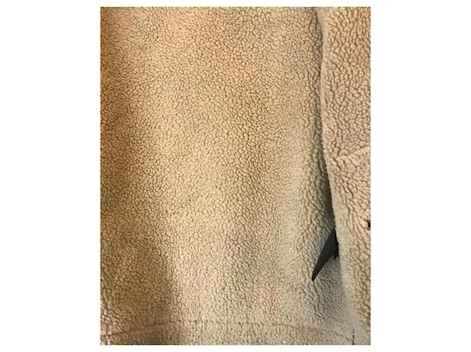 Oakwood chaqueta de cuero de madera de roble Marrón oscuro 
