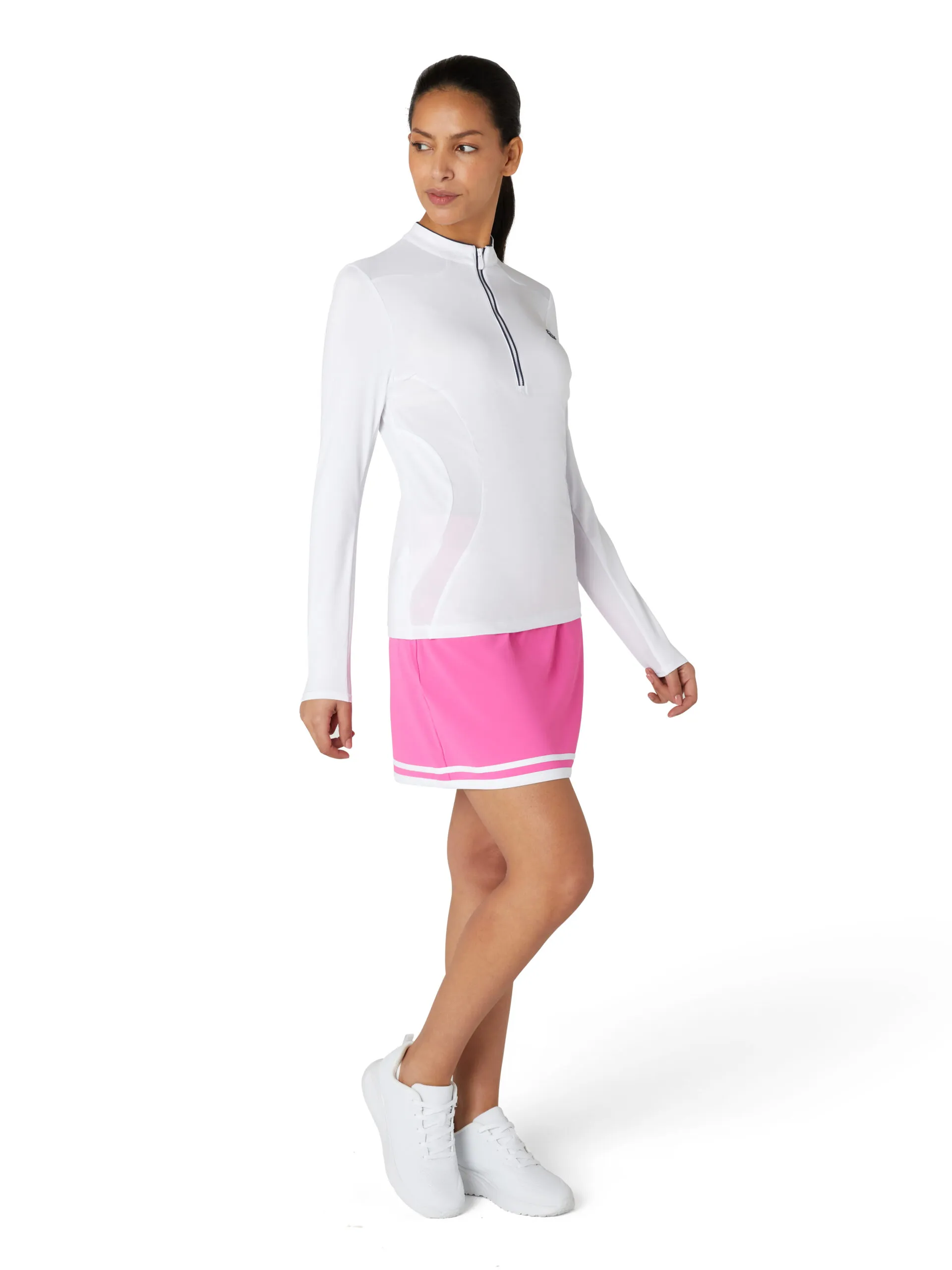 ORIGINAL PENGUIN GOLF LS 1/4 ZIP LAYERING SHIRT  OTHER DAMEN