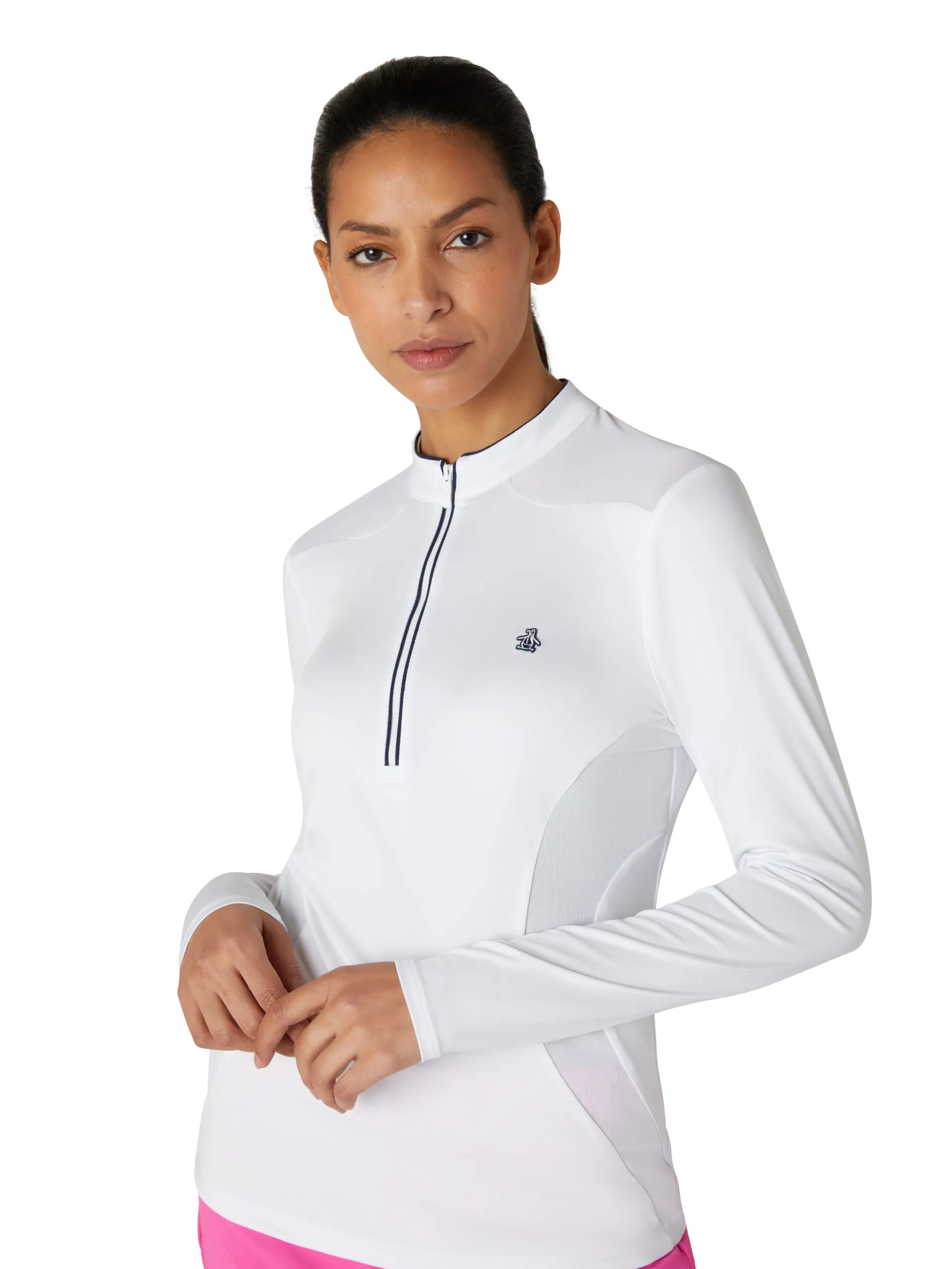ORIGINAL PENGUIN GOLF LS 1/4 ZIP LAYERING SHIRT  OTHER DAMEN