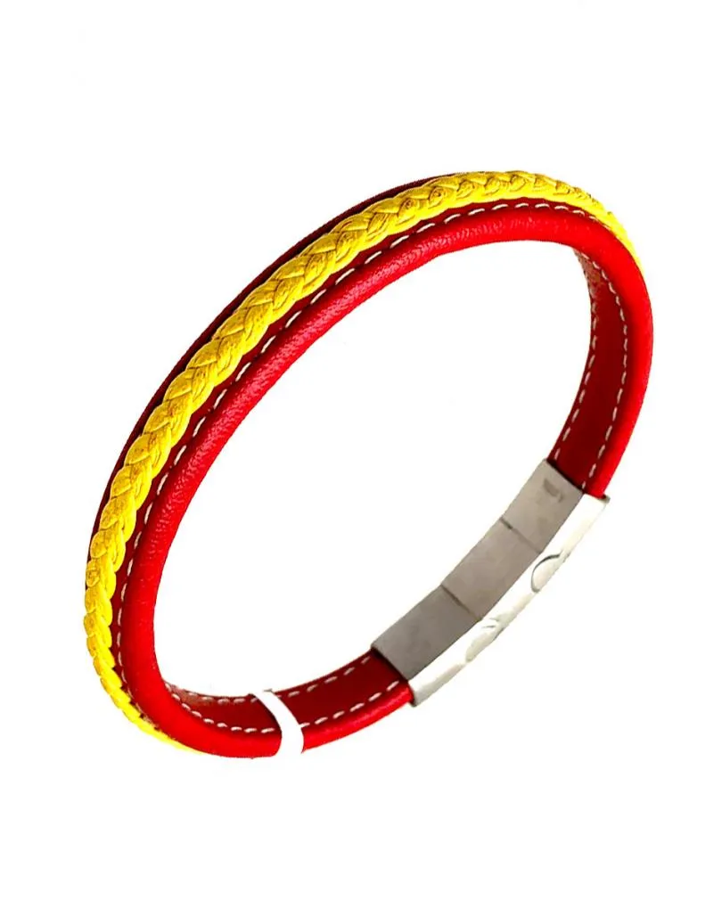 ORIGINALES PULSERAS DE HOMBRE CON BANDERA ESPAÑOLA