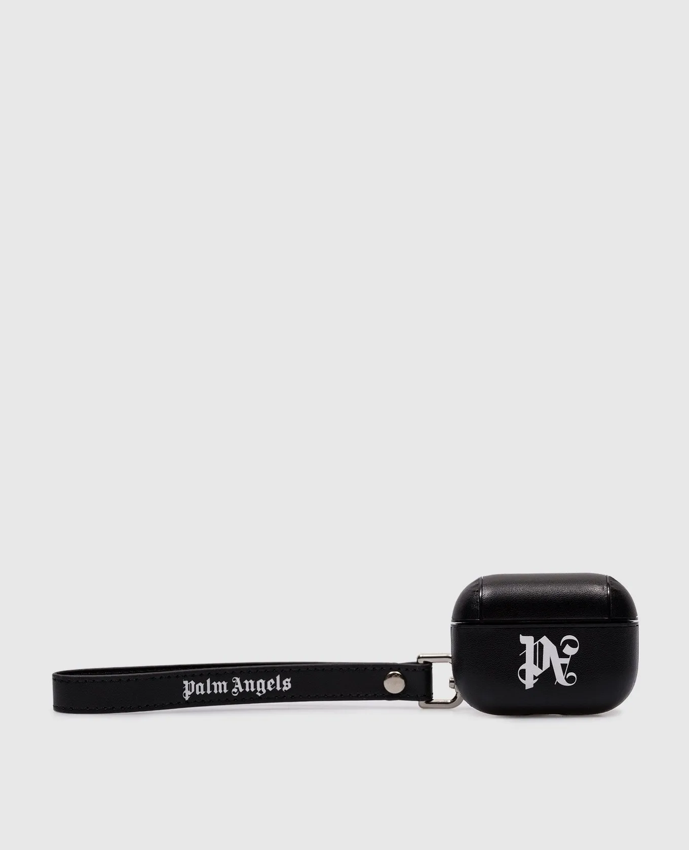 Palm Angels Black AirPods Pro case with logo
