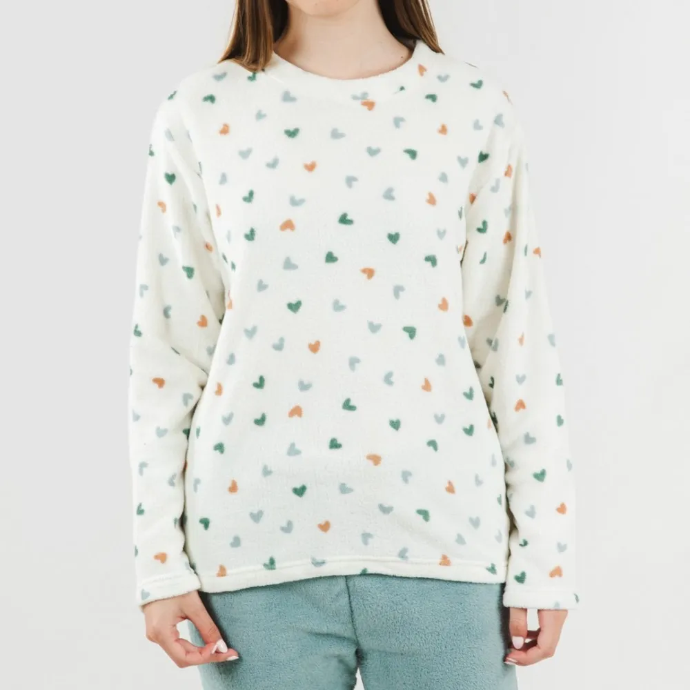 Pijama coral Julie verde tiffany