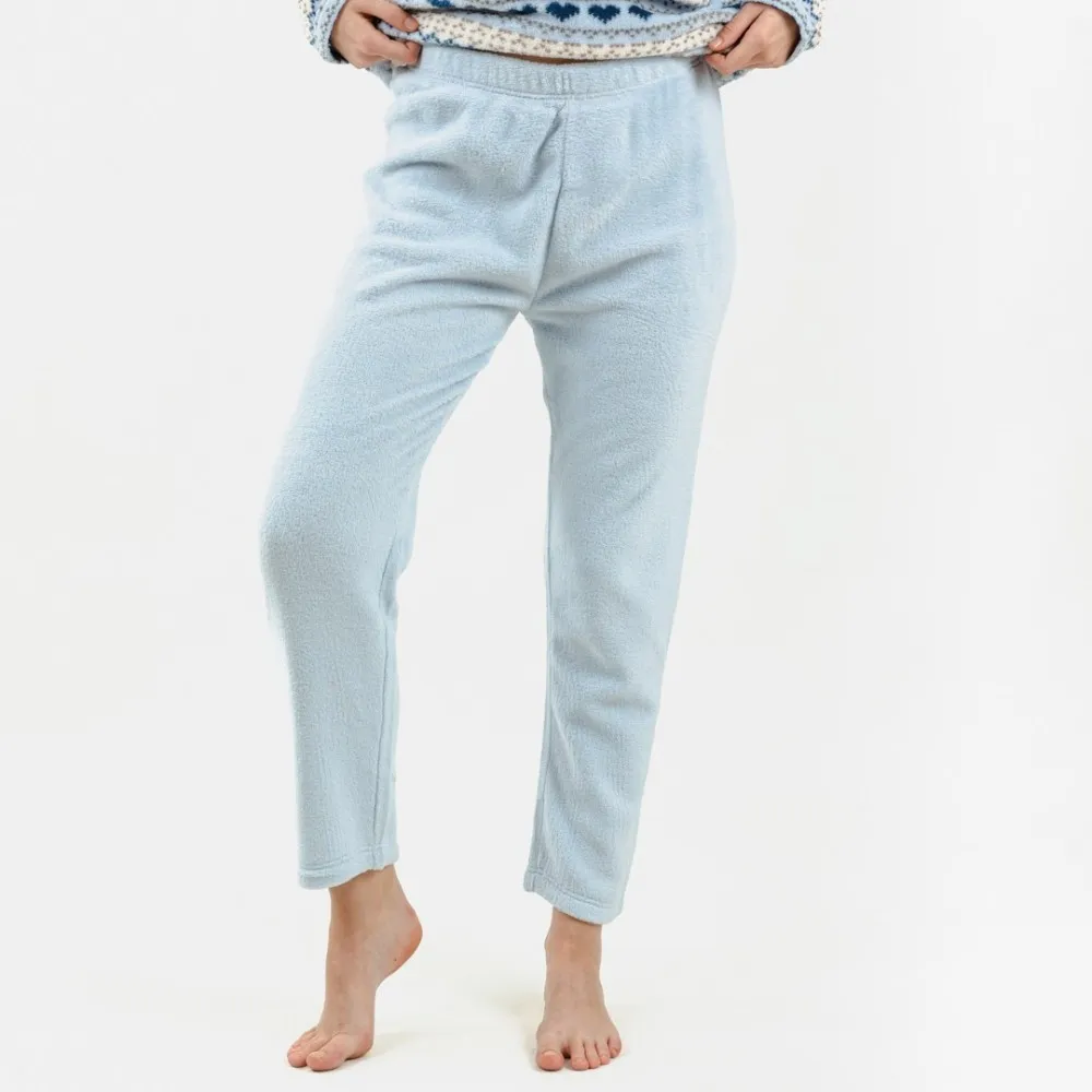 Pijama coral May celeste
