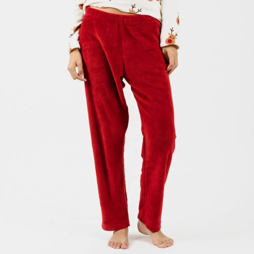 Pijama coral Rudolf burdeos