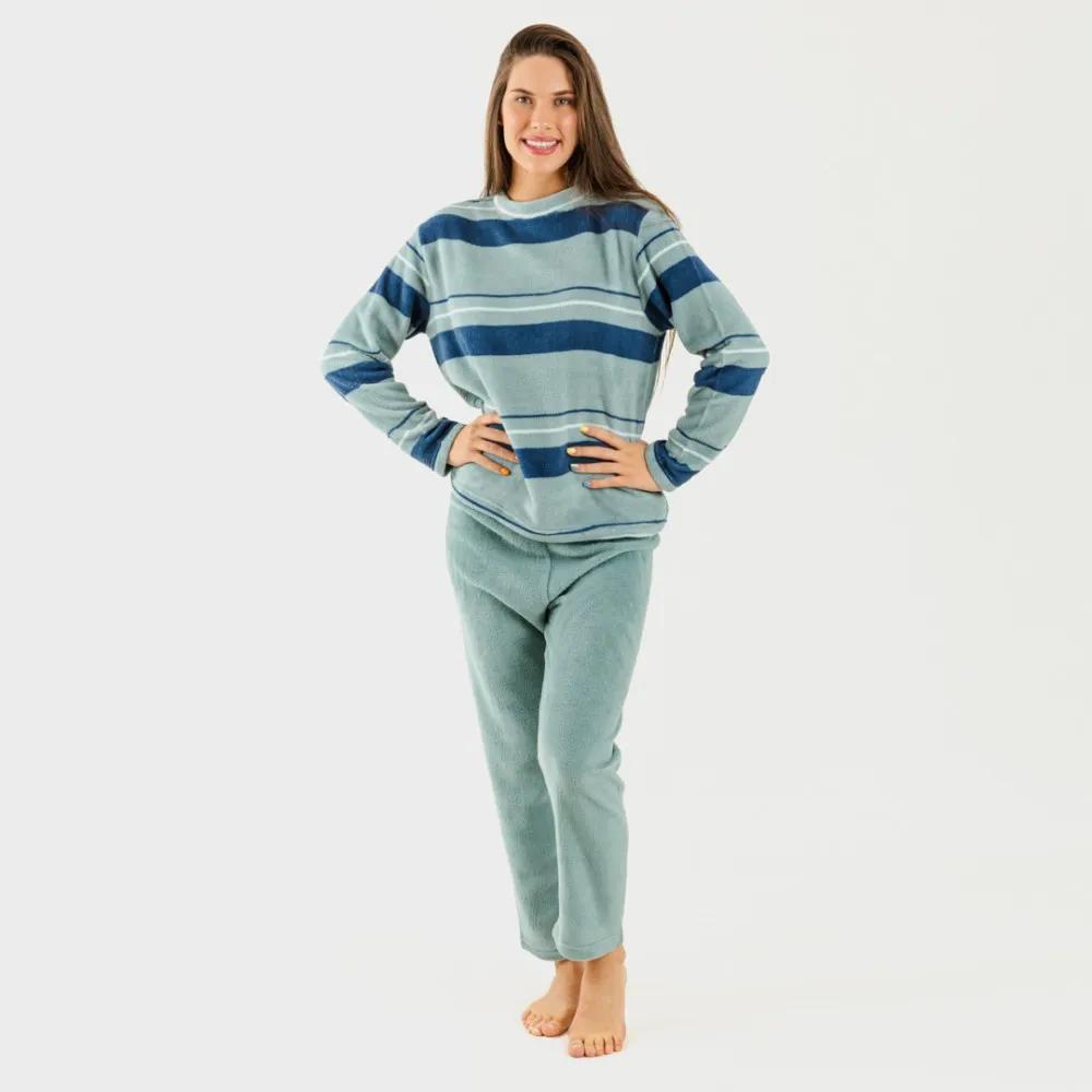 Pijama coral San Marino verde azulado