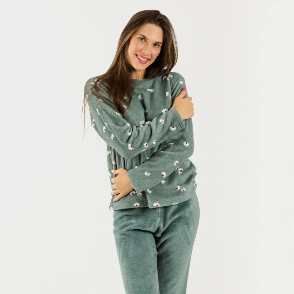 Pijama coral Tabitha verde frances