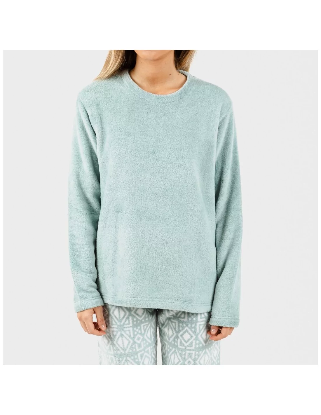 Pijama coral Tiberio verde tiffany