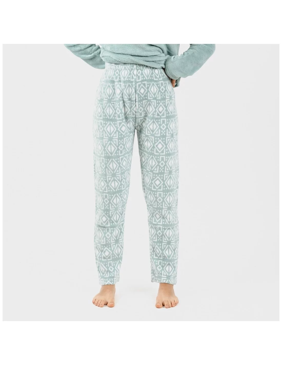 Pijama coral Tiberio verde tiffany