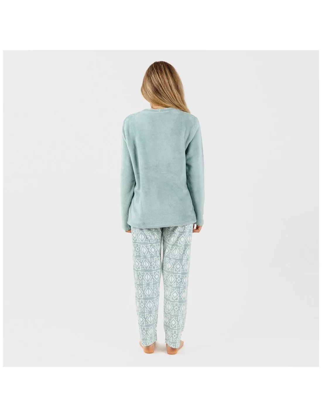 Pijama coral Tiberio verde tiffany