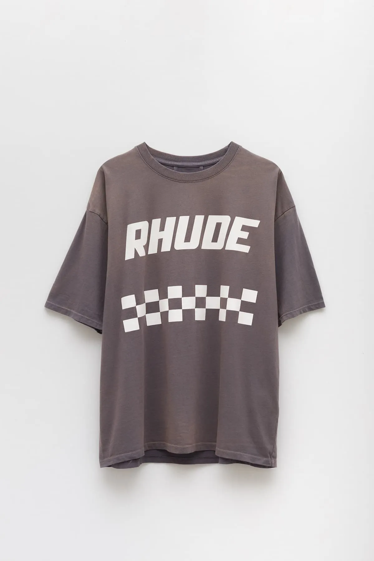 RHUDE VINTAGE GREY OFF ROAD TSHIRT