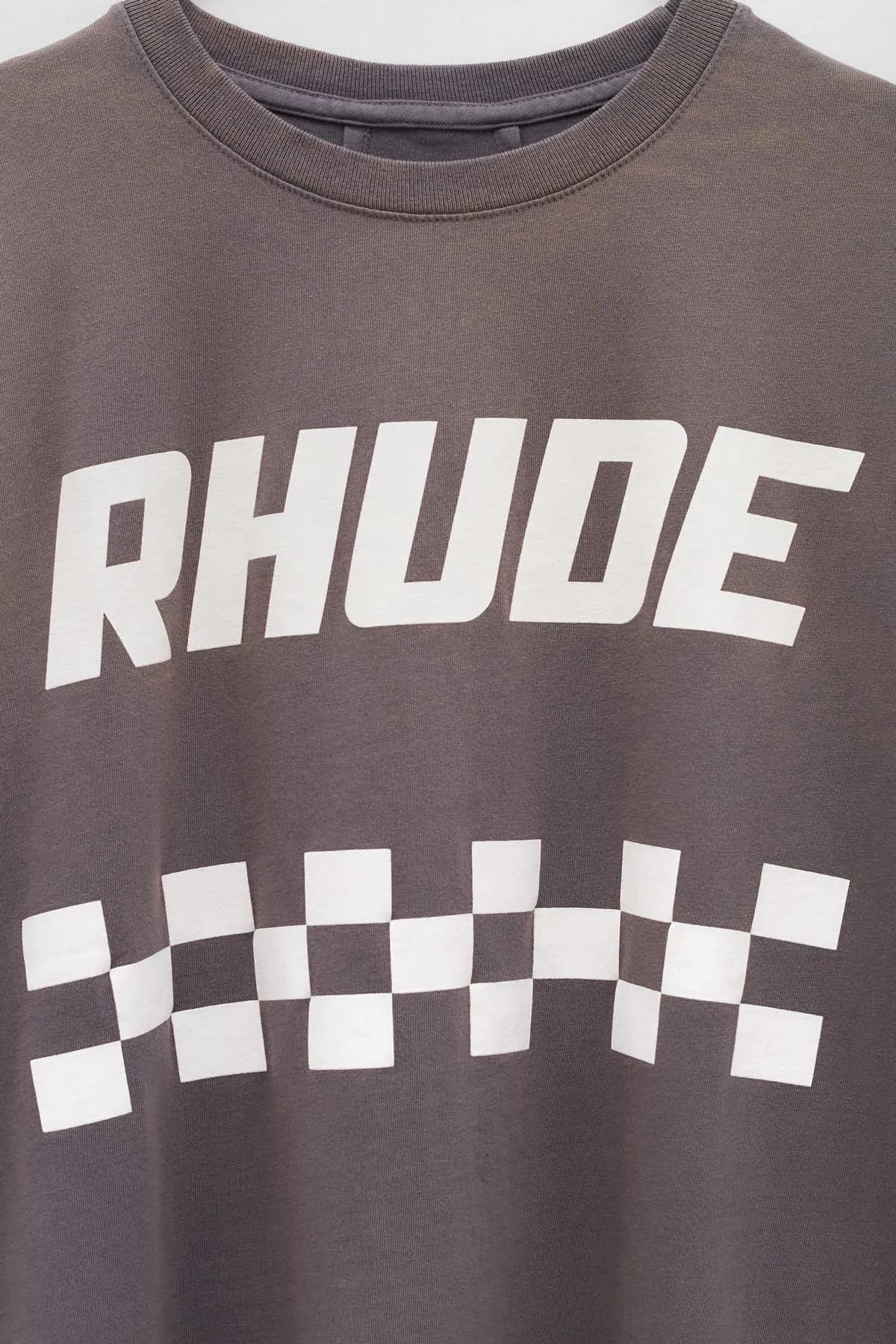 RHUDE VINTAGE GREY OFF ROAD TSHIRT