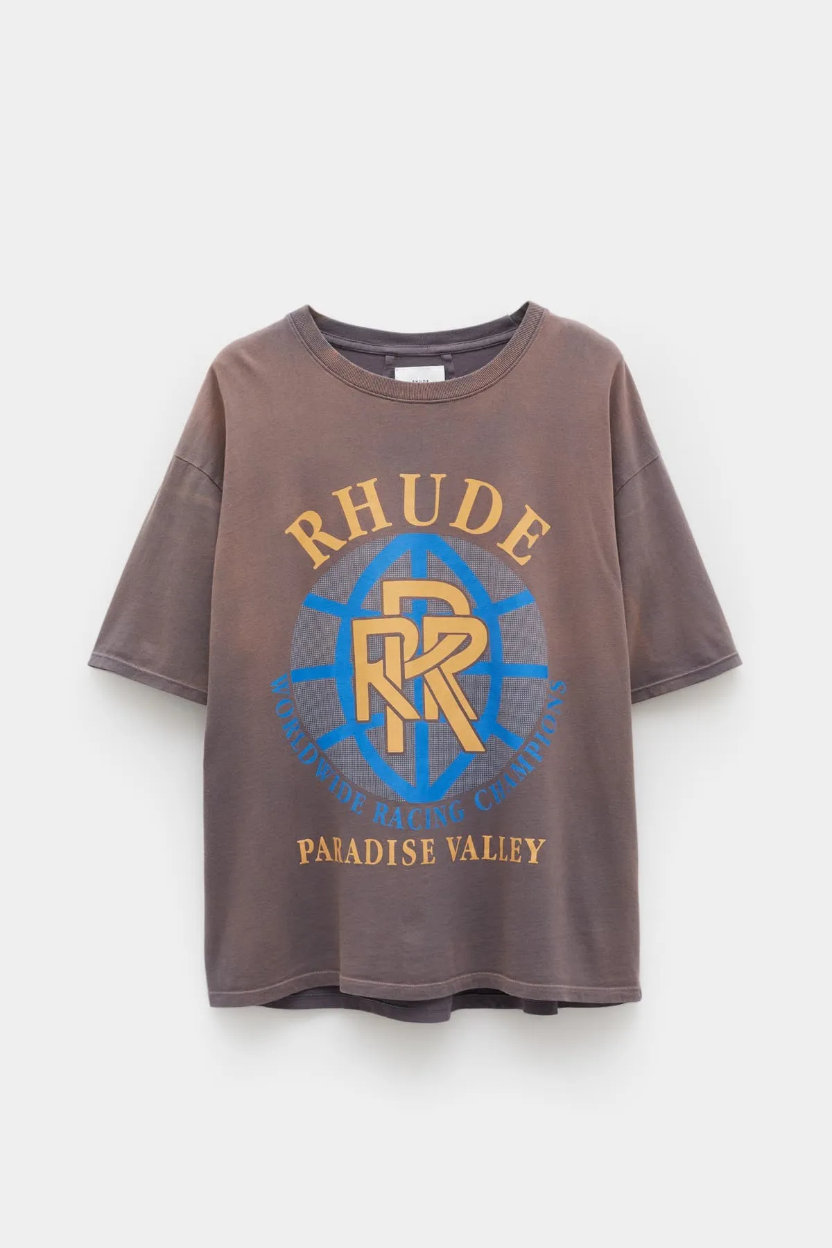RHUDE VINTAGE GREY PARADISE VALLEY TSHIRT