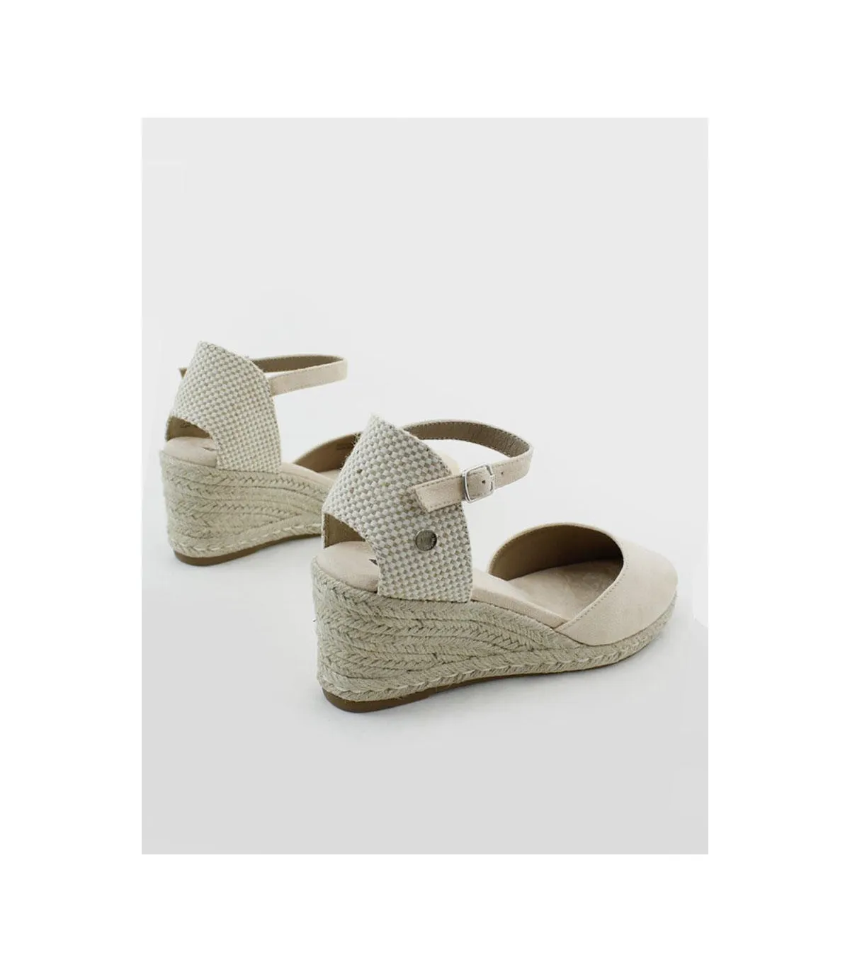 SANDALIA CUÑA REFRESH 170770 BEIGE