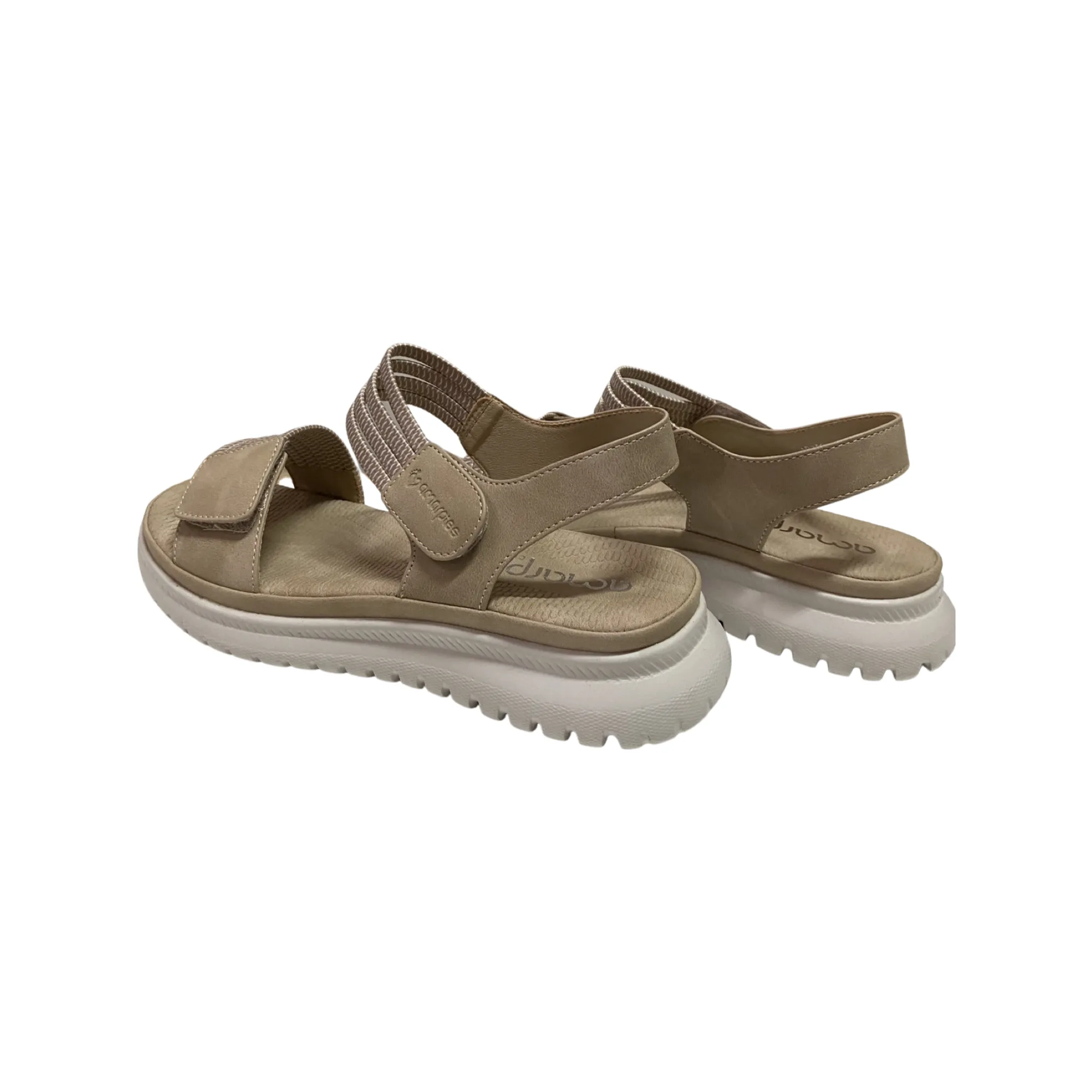 SANDALIA MUJER AMARPIES 23614 BEIGE