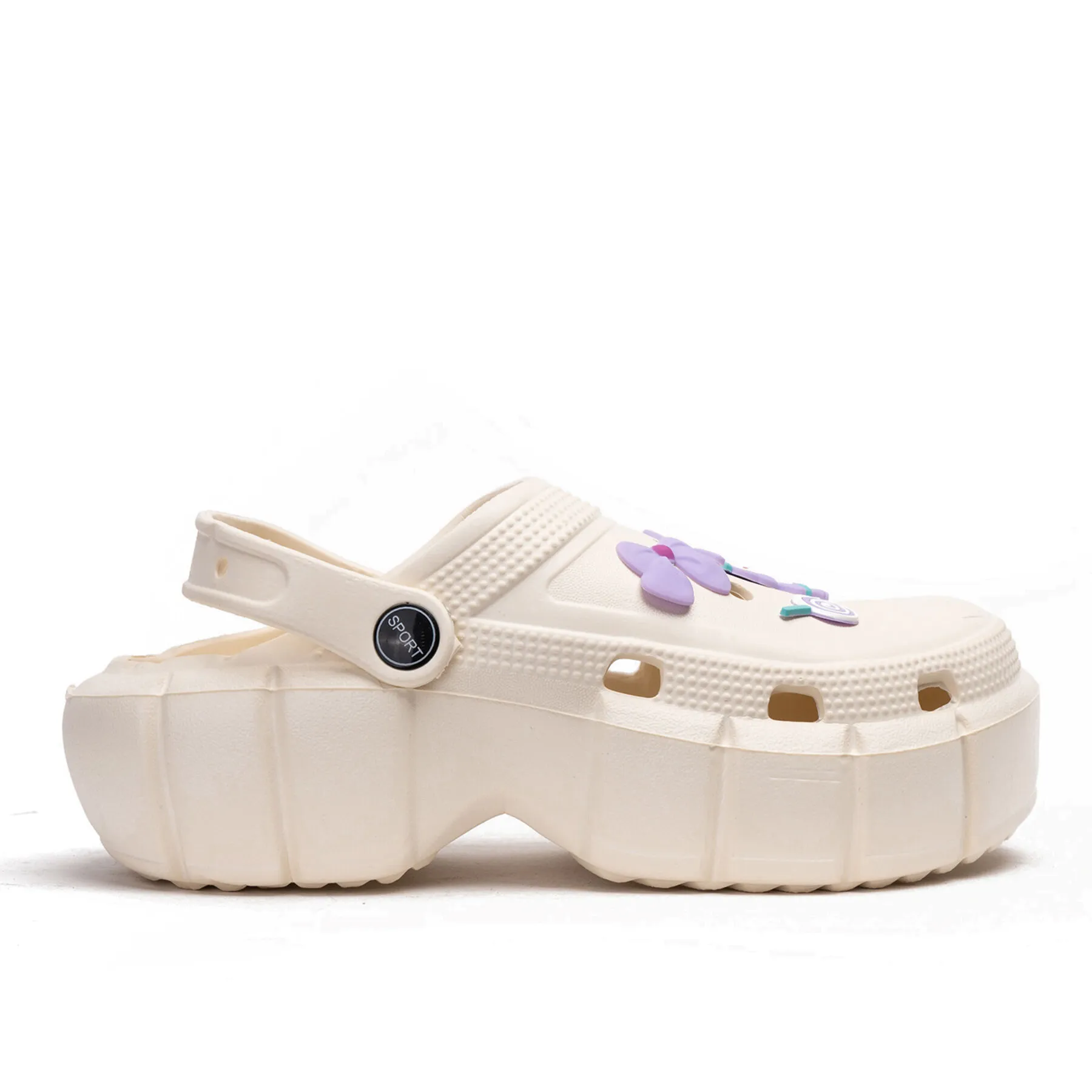 Sandalia Mujer Beige Angeles Chinitown