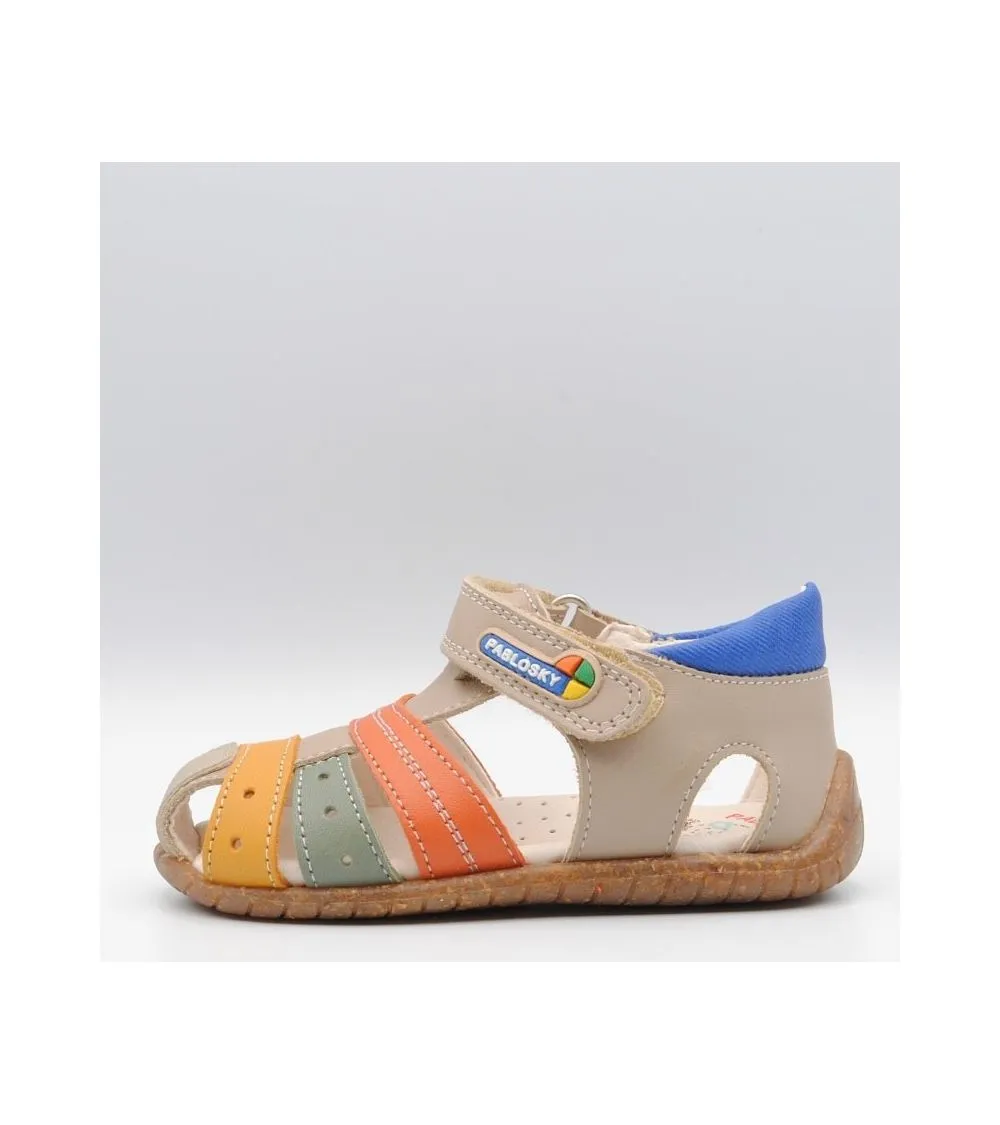 SANDALIA PABLOSKY NIÑO TIRAS BEIGE