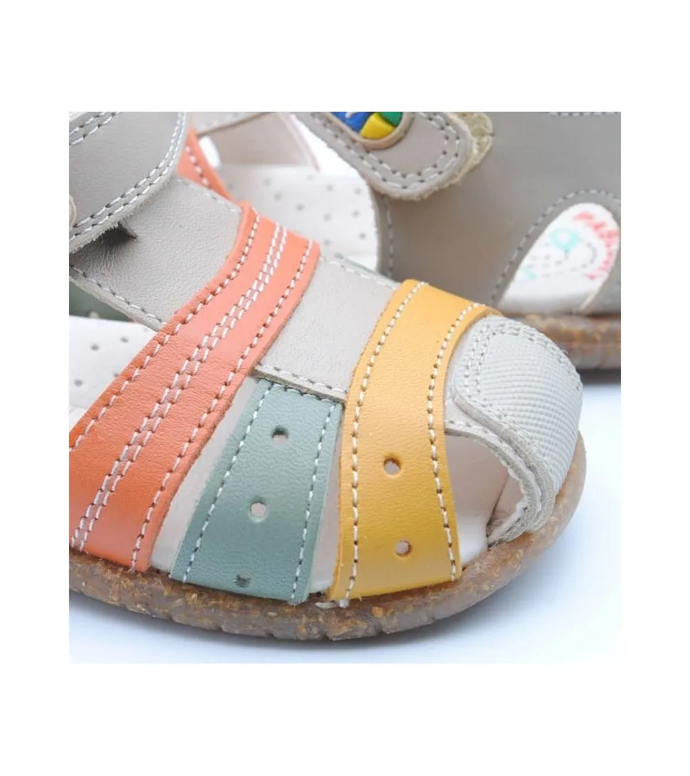 SANDALIA PABLOSKY NIÑO TIRAS BEIGE