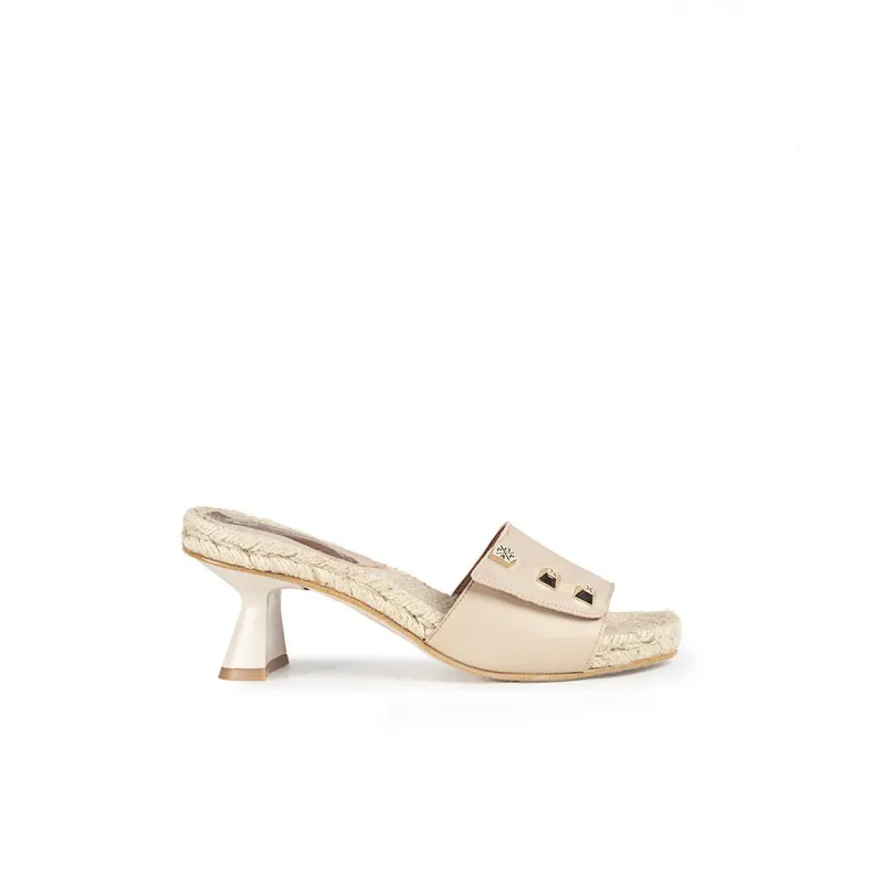 Sandalia Tacón Cabane Napa Beige