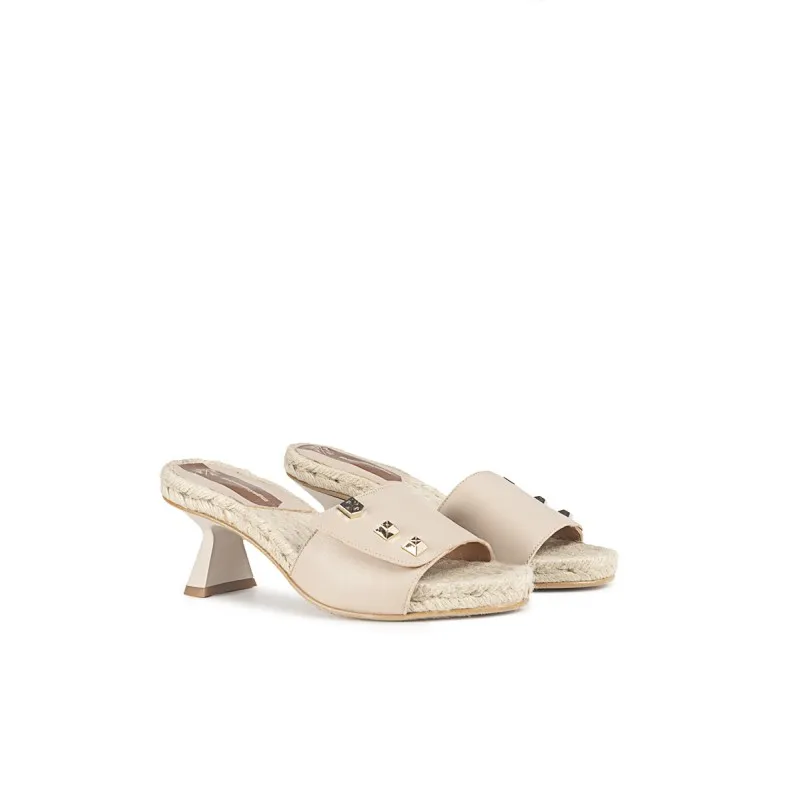 Sandalia Tacón Cabane Napa Beige