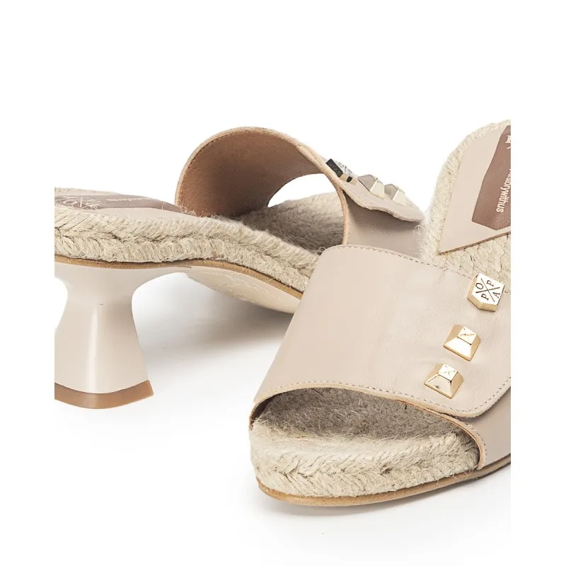 Sandalia Tacón Cabane Napa Beige