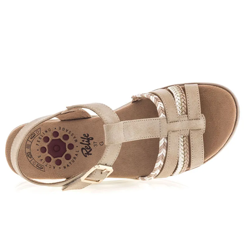 Sandalias / sandalias mujer beige