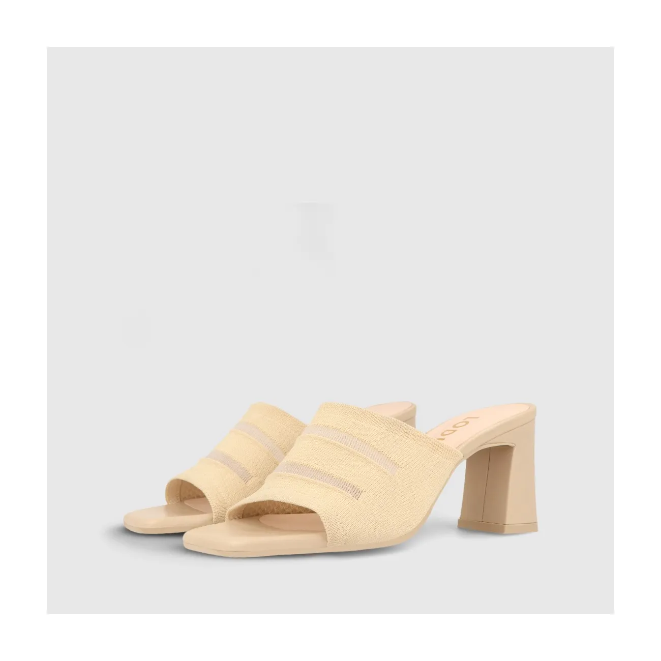 SANDALIAS BEIGE LOESTIC