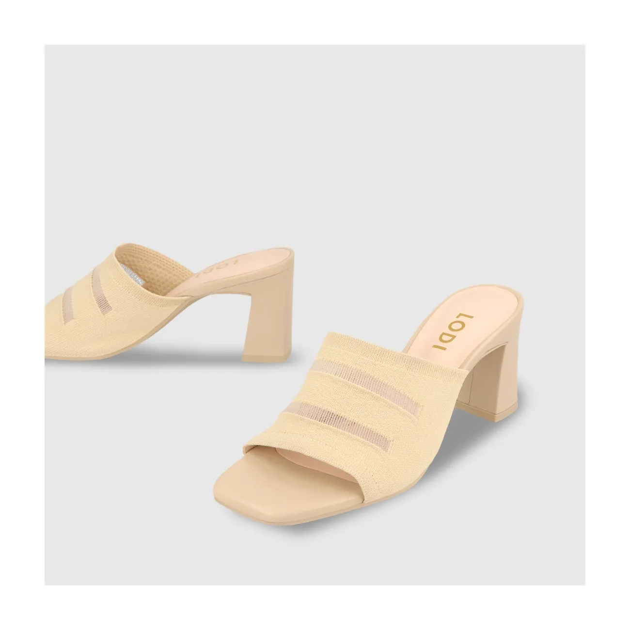 SANDALIAS BEIGE LOESTIC