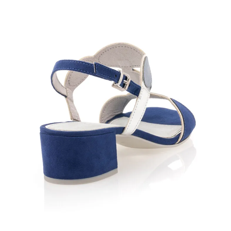 Sandalias mujer azul