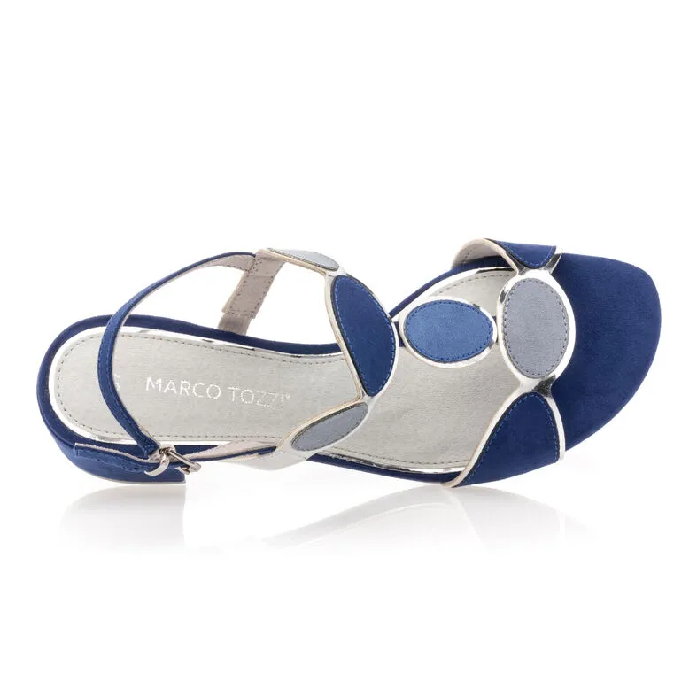 Sandalias mujer azul