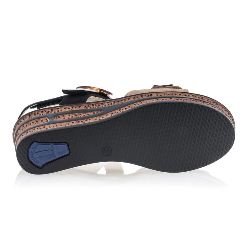 Sandalias mujer beige