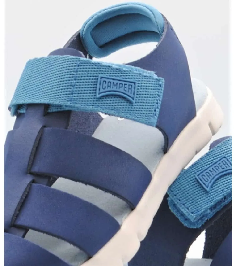 SANDALIAS NIÑO CAMPER ORUGA VELCRO AZUL