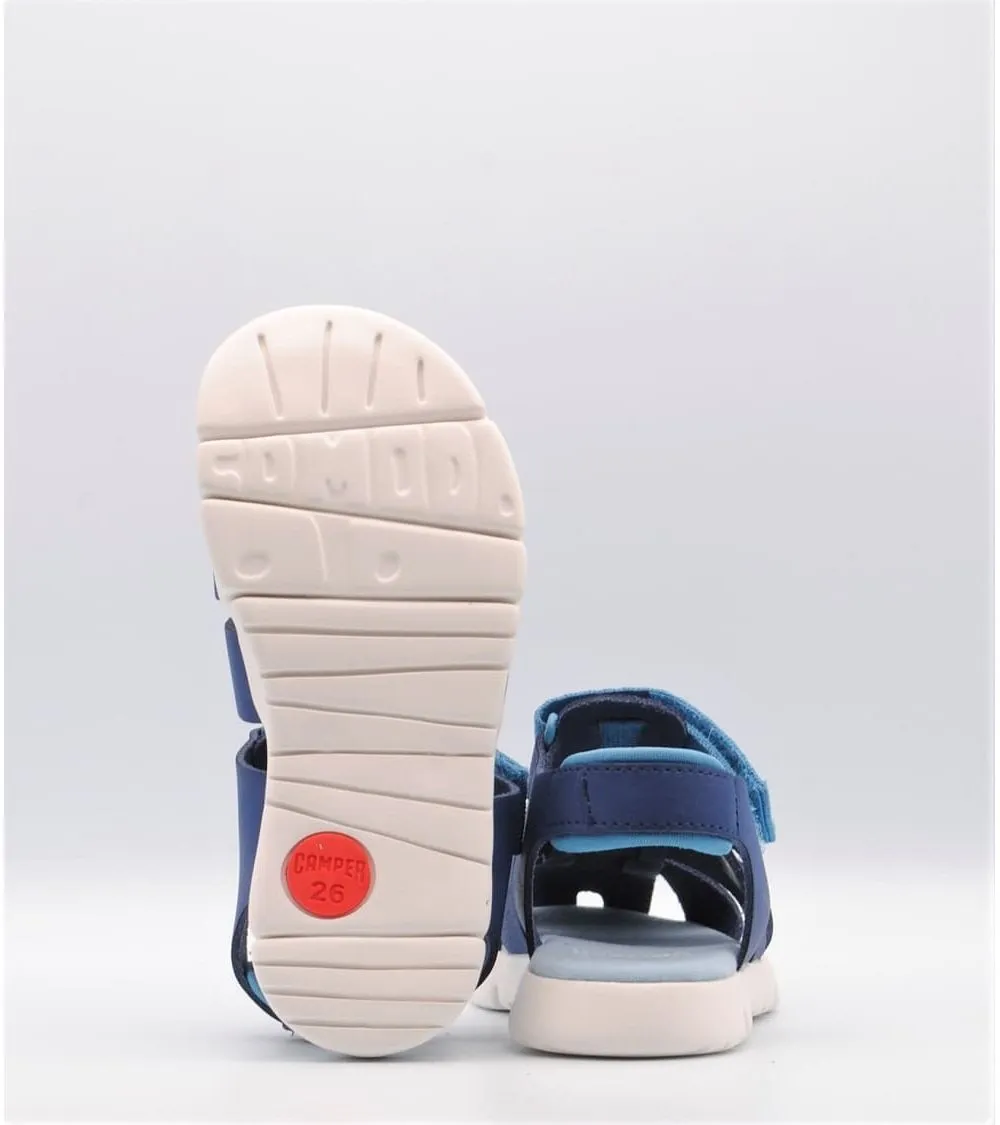 SANDALIAS NIÑO CAMPER ORUGA VELCRO AZUL