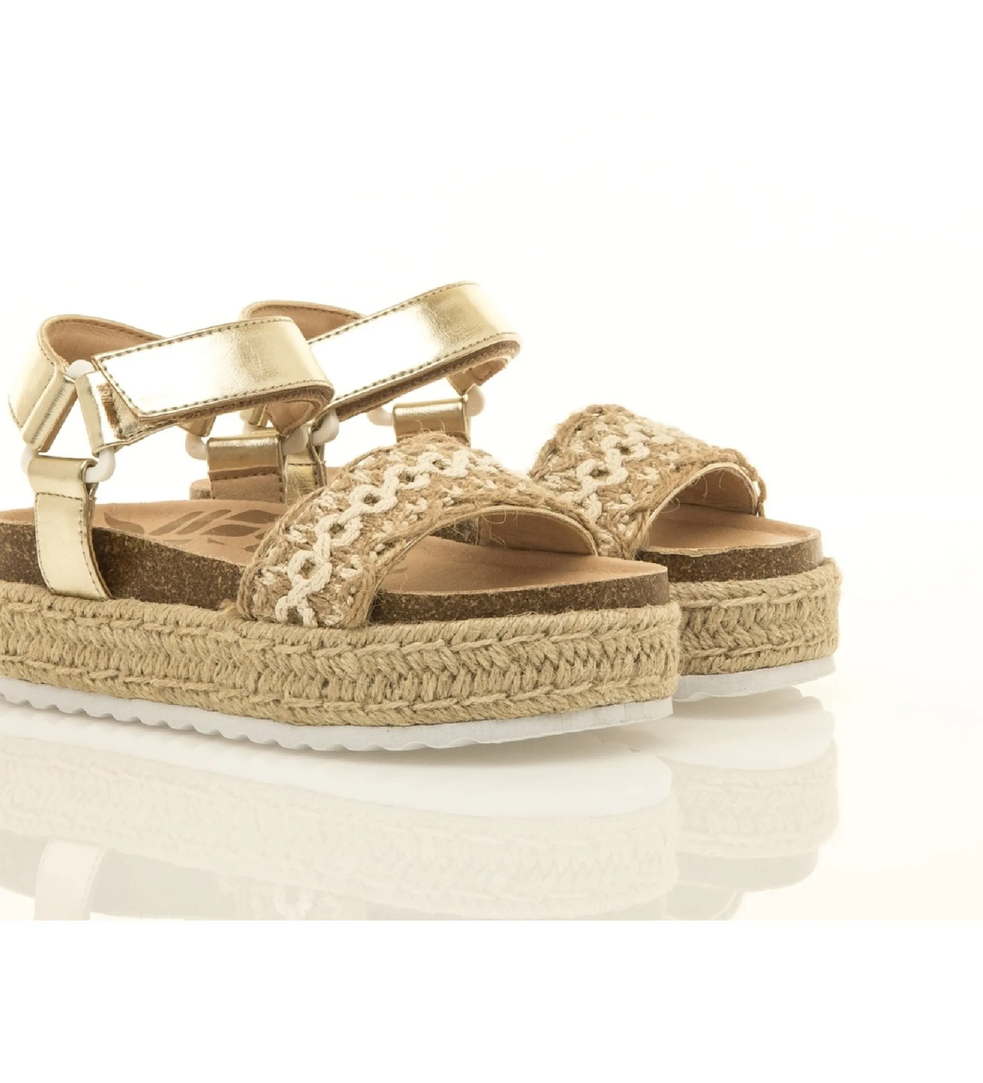 Sandalias Padbio beige