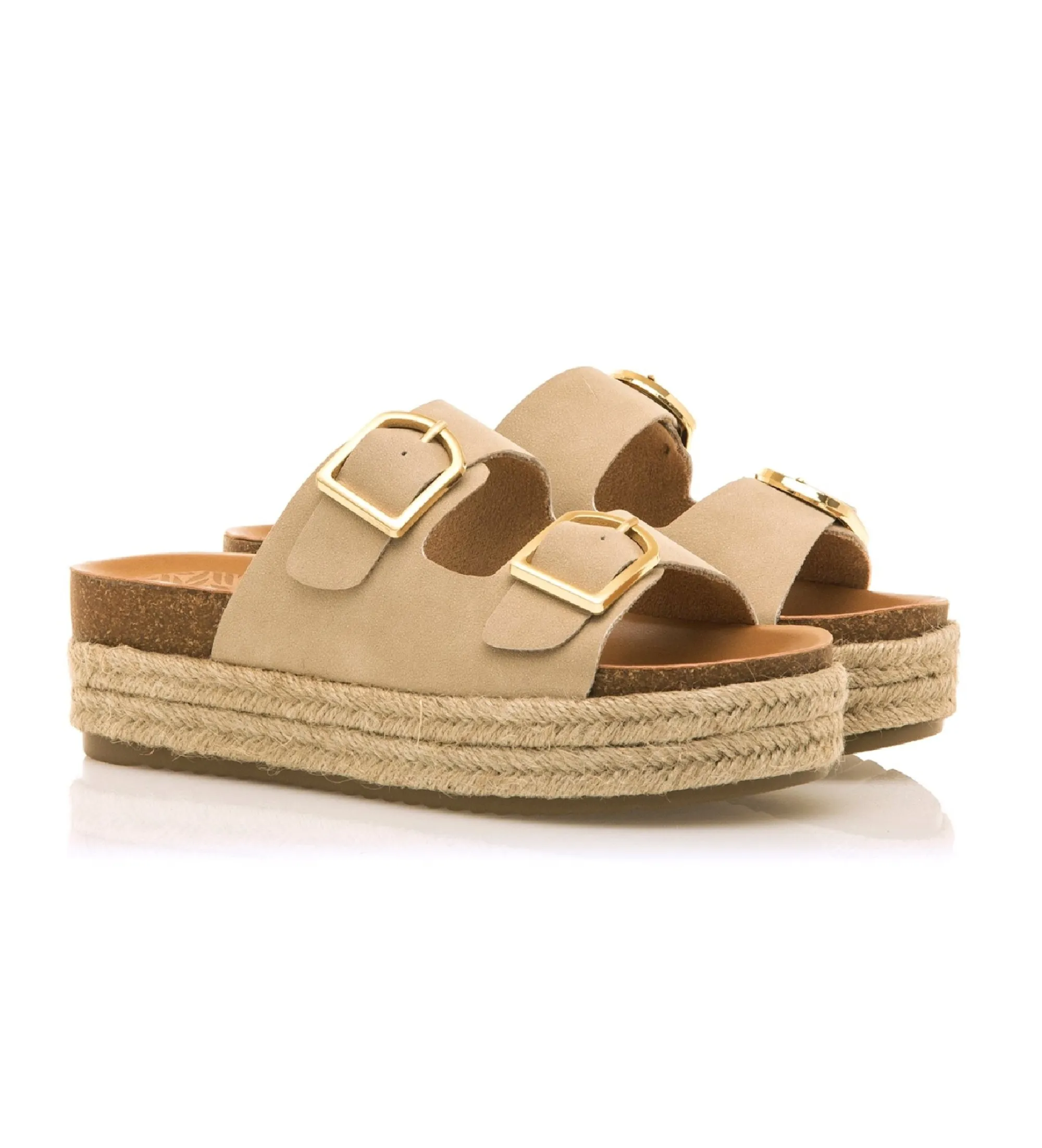 Sandalias Perla beige