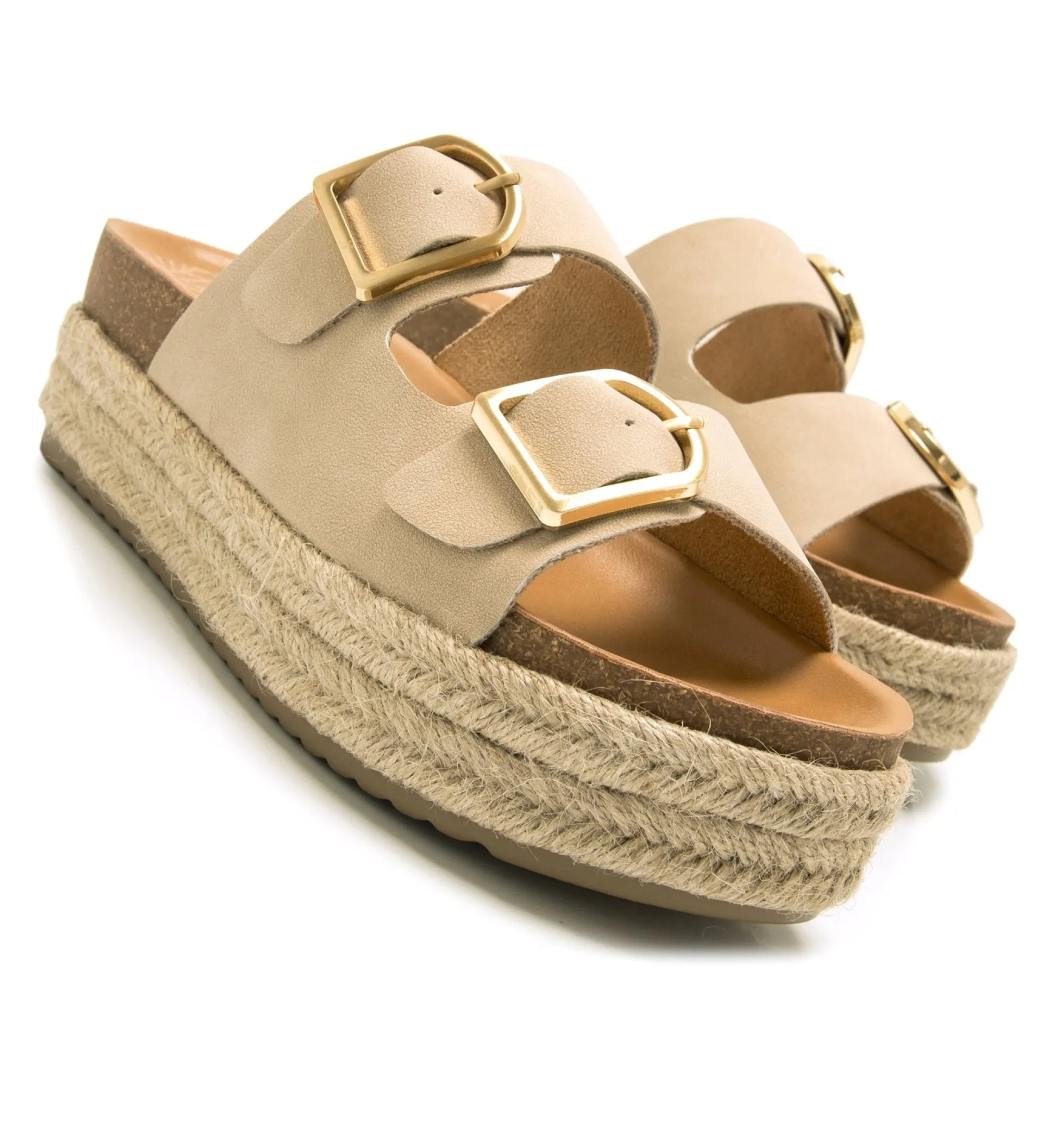 Sandalias Perla beige