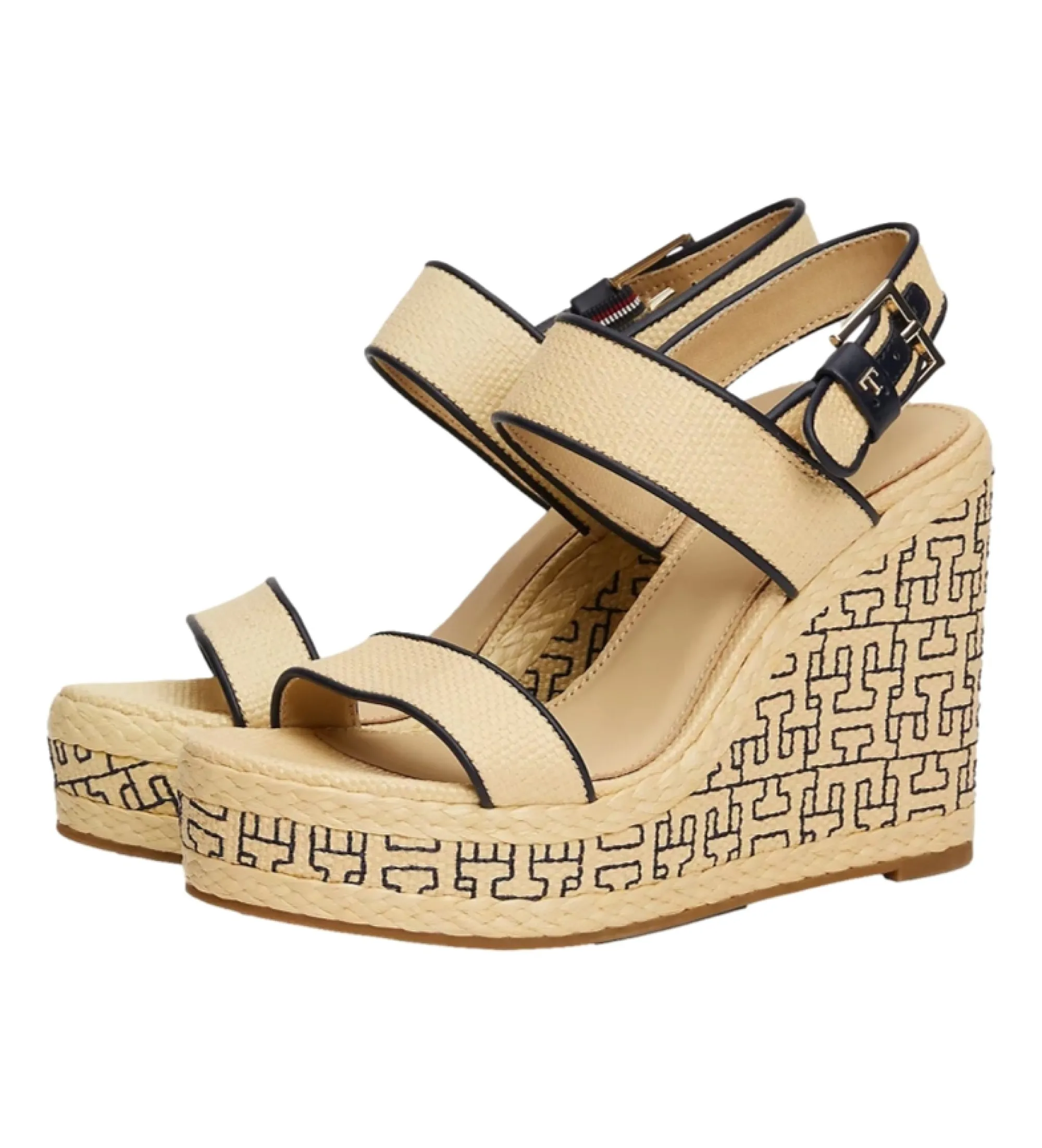 Sandalias Rafia beige