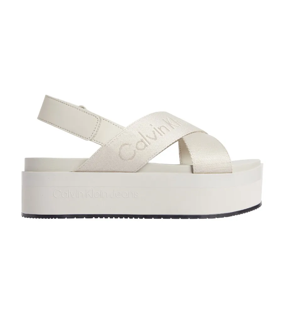Sandalias Sling beige