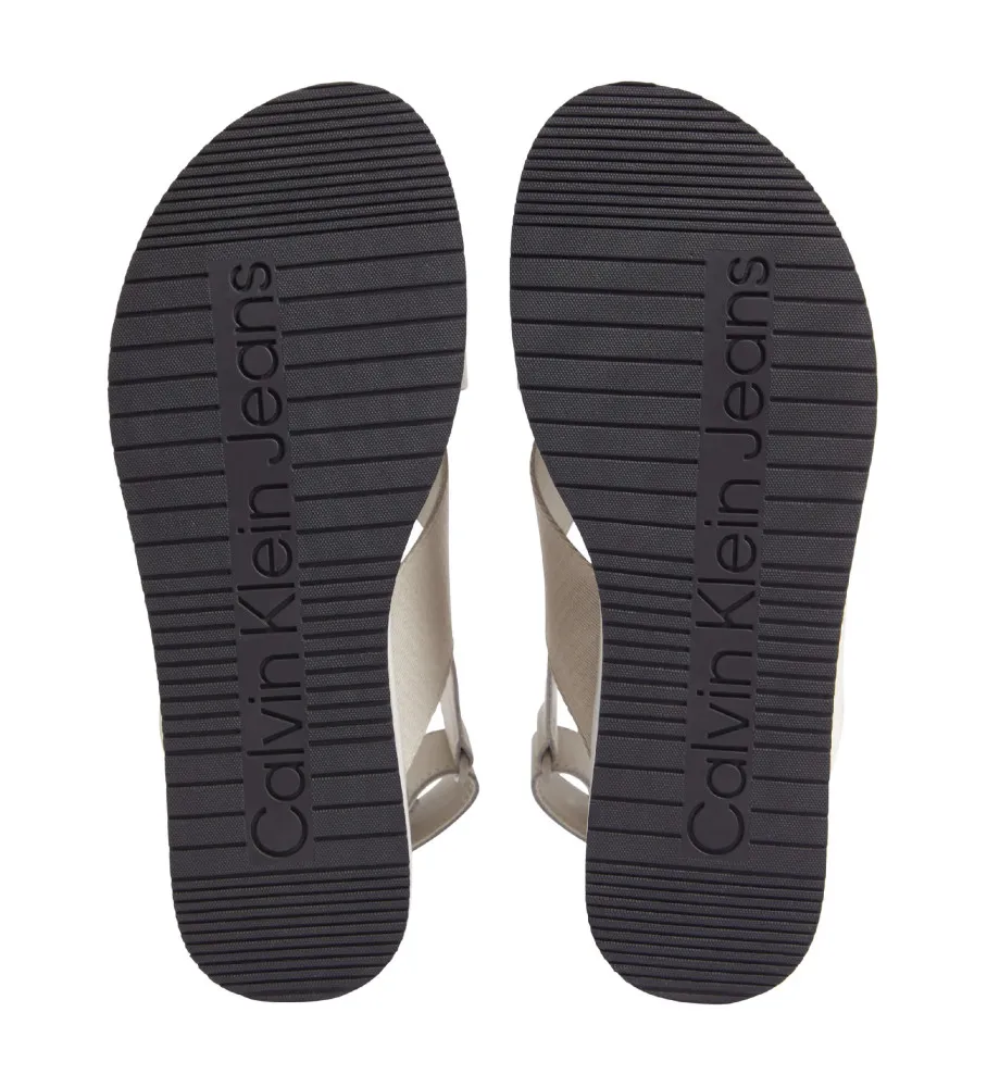 Sandalias Sling beige