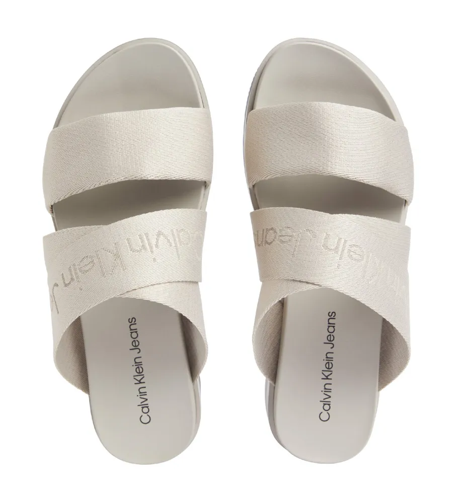Sandalias Webbing beige