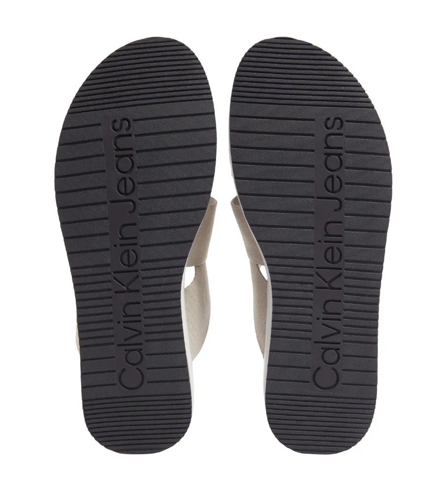 Sandalias Webbing beige